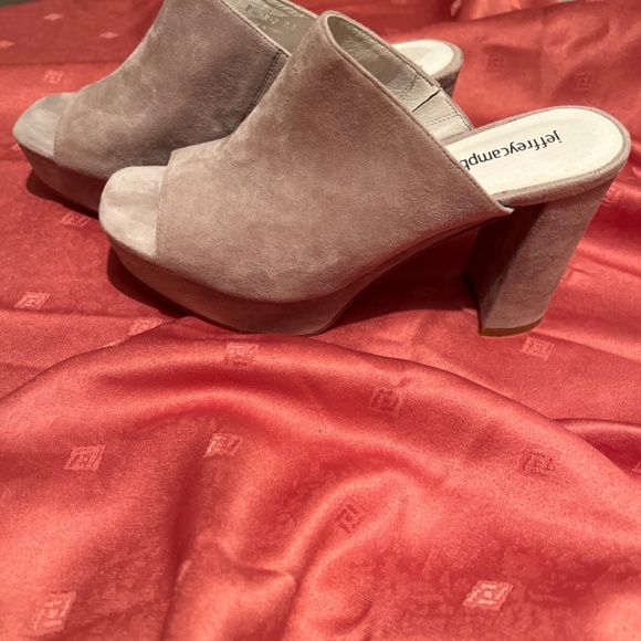 Jeffrey Campbell Square Platform Mules - EUC - Picture 12 of 12